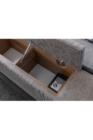 Eymense Sunline Akıllı Lüx Karyola Kahve