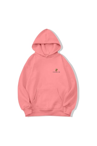 Brz Collection Unisex Oversize Porsche 911 Gt3 Rs Hoodie Pembe Pembe