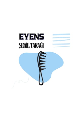 Eyens 3'lü Wax Şekil Tarağı Seti