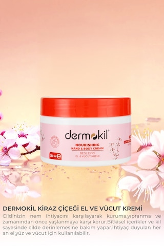 Demokil Kiraz Çiçeği El ve Vücut Kremi 250 ML