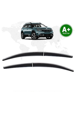 Citroen C5 Aircross Kromlu Cam Rüzgarlığı 2019 - 2025 Model