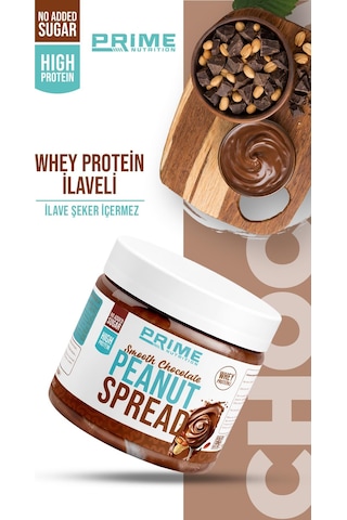 Prime Nutrition Smooth Chocolate Peanut Spread 350 Gram Çikolatalı Fıstık Kreması