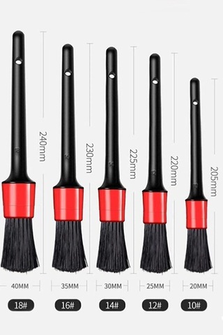 Mobee Sku:smgstk22990ea352 Mobee Detail Brush Araç Dip Köşe Temizlik 5'li Fırça Seti İç Ve Dış Temizleme Fırçaları Sku: Smgstk22990ea352