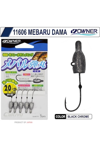 Owner Cultiva 11606 Mebaru Dama Lrf Jighead 1.5gr No:8