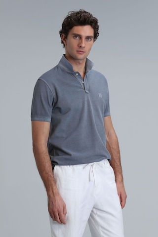 Lufian Erkek Vernon Smart Polo T-shirt 111040163 Koyu Gri