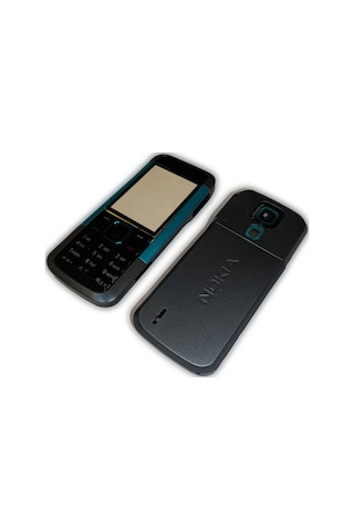 Nokia N5000 Kasa Kapak Tuş Takımı N5000 Uyumlu Siyah Renk Orta Ka