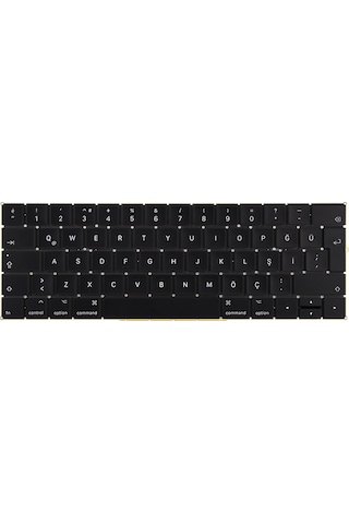 Macbook Pro 13" Touch 2018/2019 Uyumlu A1989 Klavye - Büyük Enter Tr Q