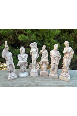 İmosas Yunan Mitoloji Heykel 6lı Set