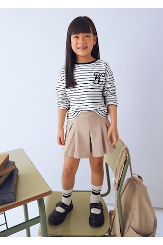 Mayoral Bej Kız Çocuk Şort Etek 4910 Bej