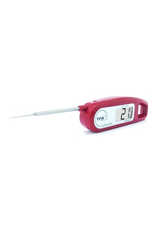 TFA Thermo Jack Katlanır Problu Dijital Termometre Bordo
