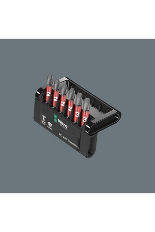 Wera Bit-Check 6 PH Impaktor 1 yıldız bits seti 05057691001