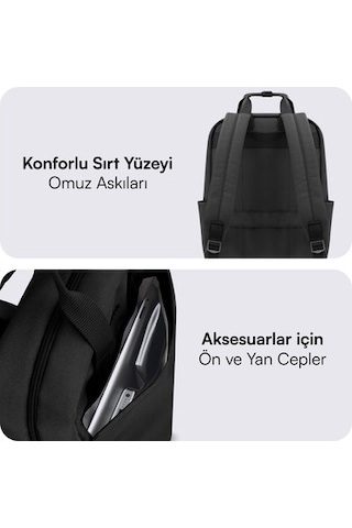 15.6 İnç Laptop İçin Ergonomik Sırt Çantası