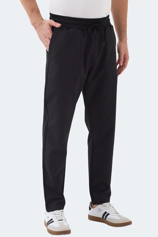 Slazenger Manus Erkek Cepli Siyah Eşofman Altı Siyah