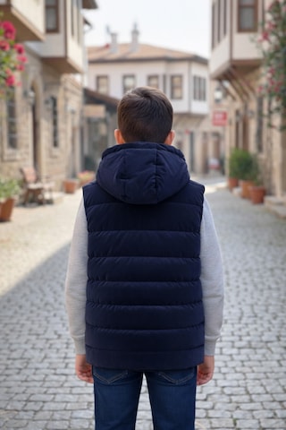 Pina Kids Erkek Çocuk Kapüşonlu Şişme Yelek Lacivert