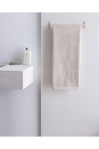 Avelia %100 Pamuk Yüz Havlusu - Bej - 50x100 Cm 8684427281468 Ekru