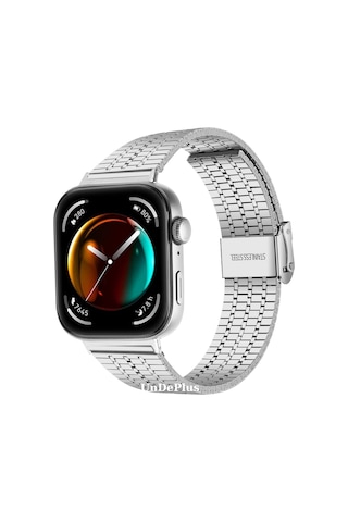Huawei Watch Fit 3 Kordon Pul Dizayn Metal Kordon Balık Sırtı