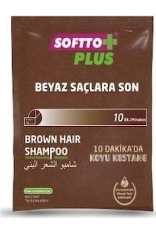 Softto Plus Boya Şampuan - Kahve