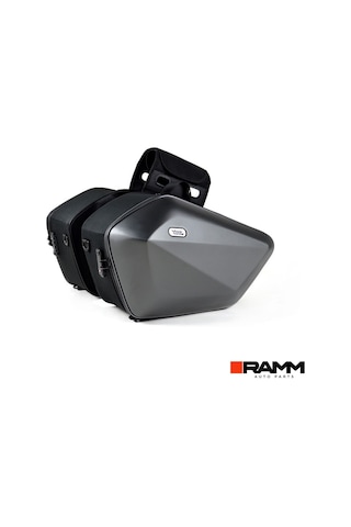 Bmw Motorrad R1250gs / Adv - R1300gs / Adv Sağ Ve Sol Yan Çantaları - 2 Adet 15 Lt - Gri Siyah