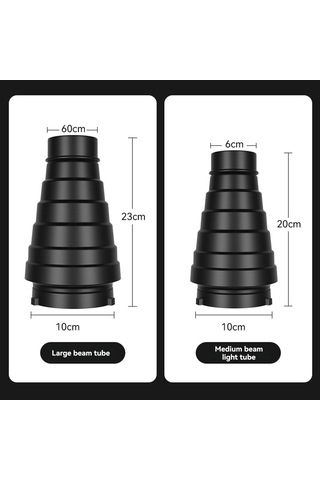 Gajeena Alüminyum Bowens Uçlu Orta Boy Metal Işık Odaklayıcı Kutu: Bal Arısı Hücresi Ve 5 Renkli Filtre Seti - Stüdyo Ve Jeneratör Işıklarına Uygun