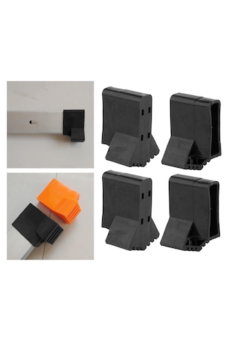 Homyl 4'lü Merdiven Ayakları Tavan Arası Ayağı Siyah