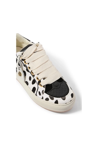 Kurt Geiger Southbank Logo Platform Deri Lüks Tasarım Kadın Sneaker Çok Renkli