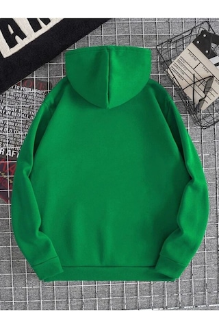 Altamira Unisex New Moment Baskılı Oversize Kapşonlu Sweatshirt 001