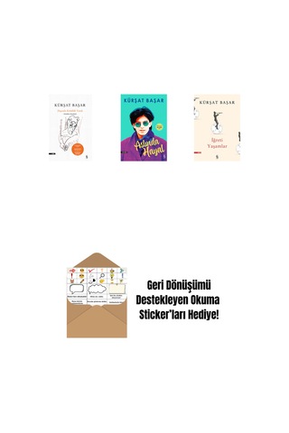Dışarda Kötülük Vardı Ciltli + Aslında Hayal + İğreti Yaşamlar + Okuma Sticker'ları
