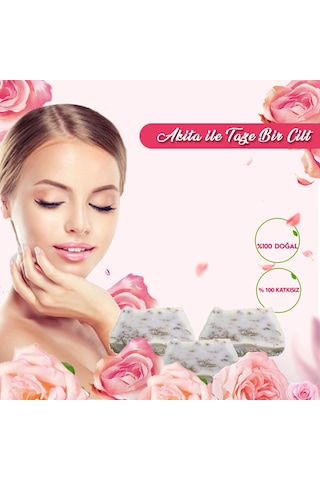 Akita Doğal Kampanya Güllü Sabun 100 G 3'lü