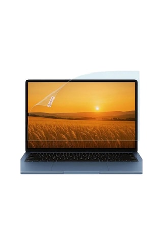 Apple Macbook Uyumlu Pro 14" M3 Max Fermuar Detaylı Sırt Laptop Çantası Ve Nano Ekran Koruyucu Siyah