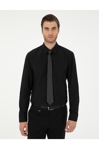 Pierre Cardin Erkek Siyah Gömlek Basic 50297903-vr046 Siyah