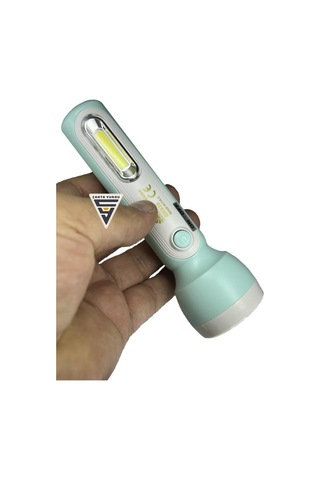 Şarj Edilebilir Led El Feneri Siyah