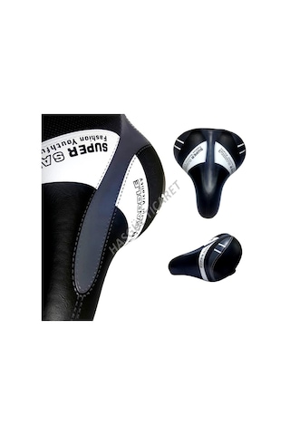 Hsgl Sl28 Spacial Full Yumuşak Konforlu Bisiklet Selesi Siyah-Gri