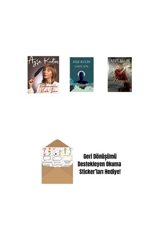 Kalemimle Kırk Sene Ciltli + Yarın Yok + Hayal + Okuma Sticker'ları