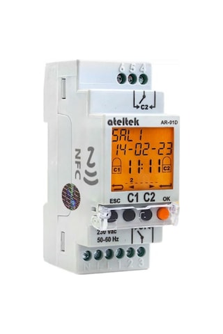 Ateltek Ar-01d-nfc Astronomik Zaman Saati