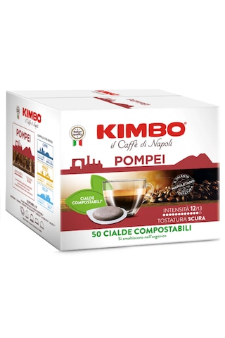 Cialde Pompei Yassı Pod Uyumlu Kapsül Kahve 50 Li Kutuda