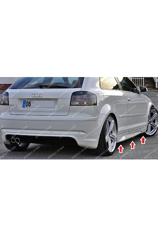 Audi A3 8p Yan Marşpiyel Seti Sağ-sol 2 Kapı Coupe Uyumlu 2004-12