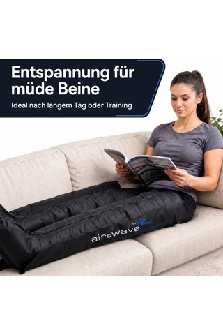Tec Air&wave Lenfatik Drenaj Cihazı Ayakları, 8 Odacıklı Kompresyon, 5 Mod