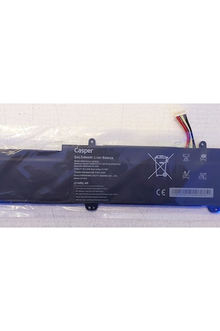 Casper C500 C550 Batarya  4000 Mah/45.6wh U569751pv-3sp1