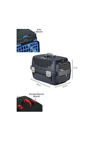 Pribor Kedi Başlangıç Seti Kapalı Tuvaletli Lüx 20 Parça Mor