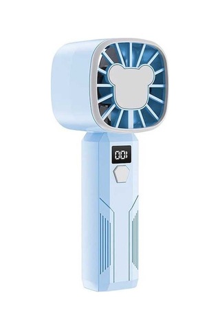 Supermarket1 Türkçe Klavye Usb Şarj Mavisi Küçük Tipi Fan, Uygun Öğrenciler Ve Ev Dekoru İçin