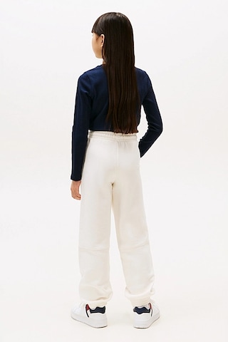 Kız Çocuk Kabartma Baskılı Eşofman Altı - Krem Ivory Silk