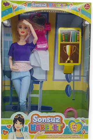 Anlily Sporcu Sonsuz Hareket Bebek - 02414 - Mor