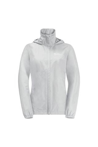 Jack Wolfskin 1111202 6709 Stormy Point 2l Jkt W Cool Grey Kadın Outdoor Ceket Gri