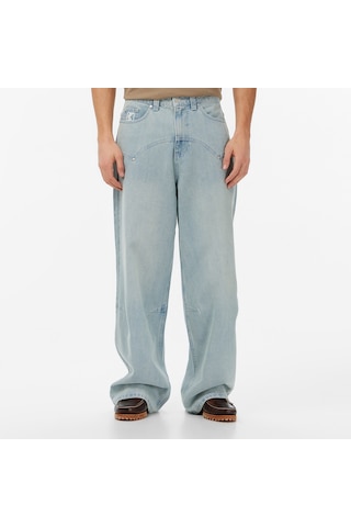 Karl Kani Og Washed Western Relaxed Baggy Erkek Mavi Pantolon Km253-010-1 Mavi