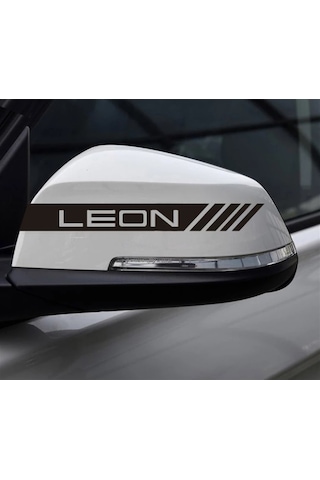 Seat Leon Yazılı Ayna Sticker Etiket Modeli