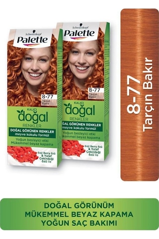 Palette Kalıcı Doğal Renkler 8 - 77 Tarçın Bakır X 2 Adet