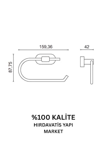 Çelik Banyo Paslanmaz Pirinç Zirve Açık Kağıtlık