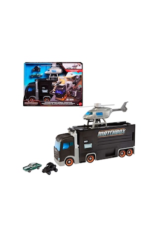 Matchbox Transforming Mobile Command, Large-scale Vehicle With He