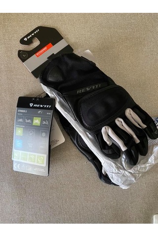 Revit Gloves Striker 3 Eldiven Fgs1474050 Gümüş Siyah L Beden - Revit Motosiklet Eldiveni