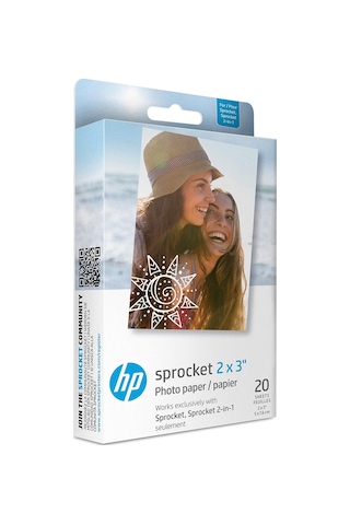 Hp Sprocket 5 X 7,6 Cm Birinci Sınıf Çinko Çıkartma Fotoğraf Kağı